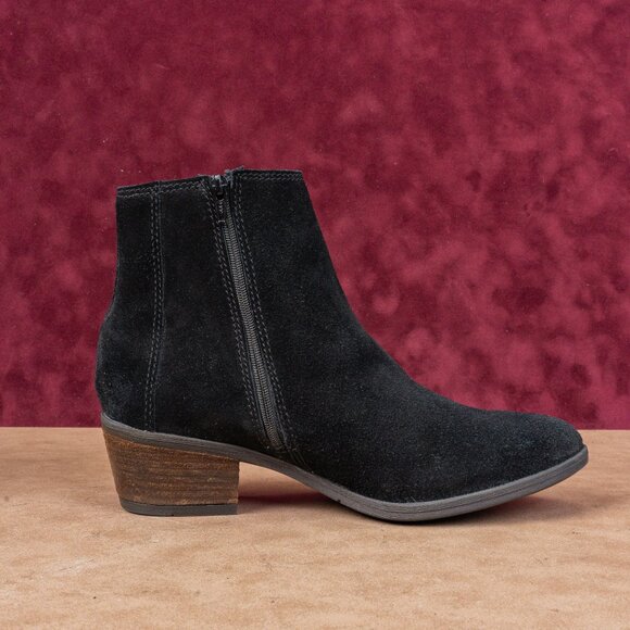 Josef Seibel Wmn Daphne Black Suede Western Chelsea Ankle Boots 10-10.5US EUR41 - Picture 8 of 8